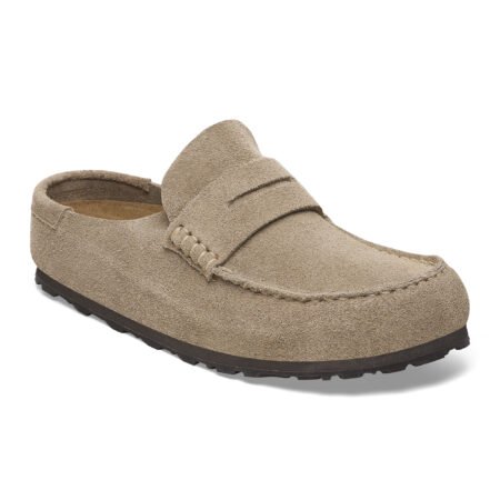 Naples Wrapped Taupe Suede - Narrow Width
