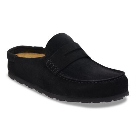 Naples Wrapped Black Suede - Narrow Width